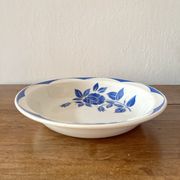 Corsica floral decoration hollow dish, Digoin Sarreguemines