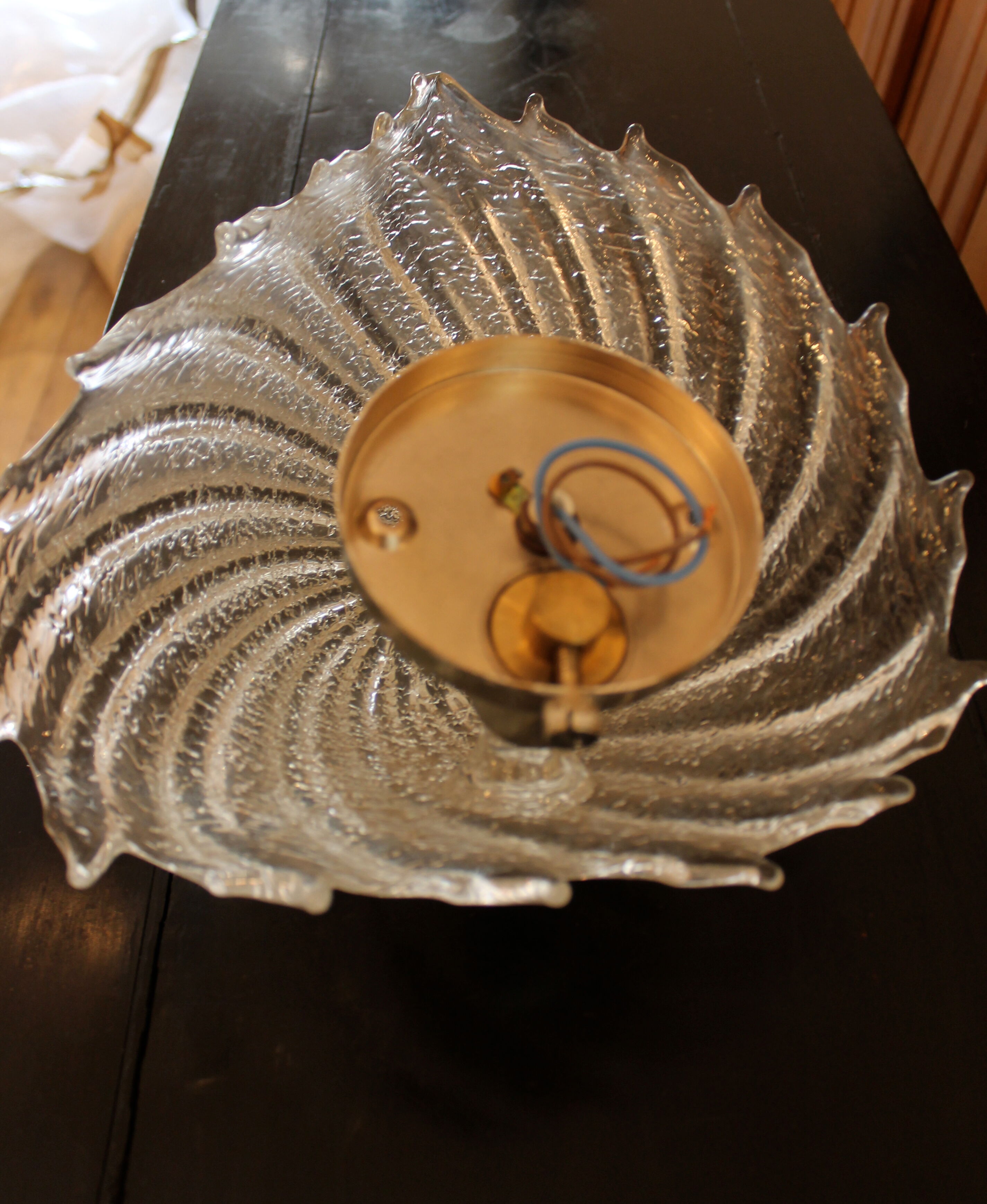 Pair of murano wall lamps