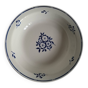 Large round hollow dish in earthenware Moulin des Loups & Hamage