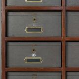 Industrial Filing Cabinet in Wood, Belgium 1920s