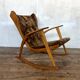 Rocking chair vintage scandinave 1950 1960