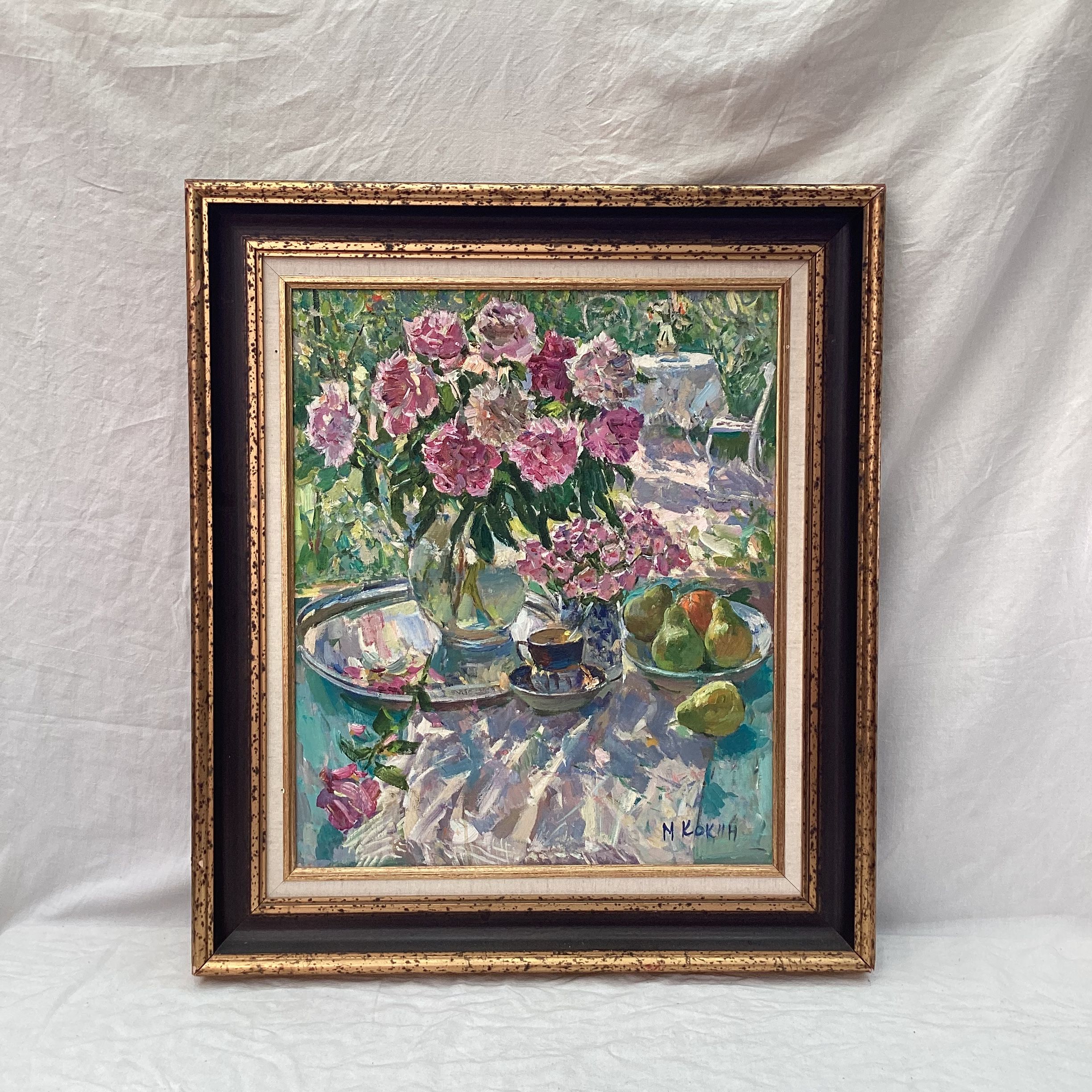 Ukrainian painter's painting Michael Kokin /1921-2009/Oil on canvas :H-71xL62cm