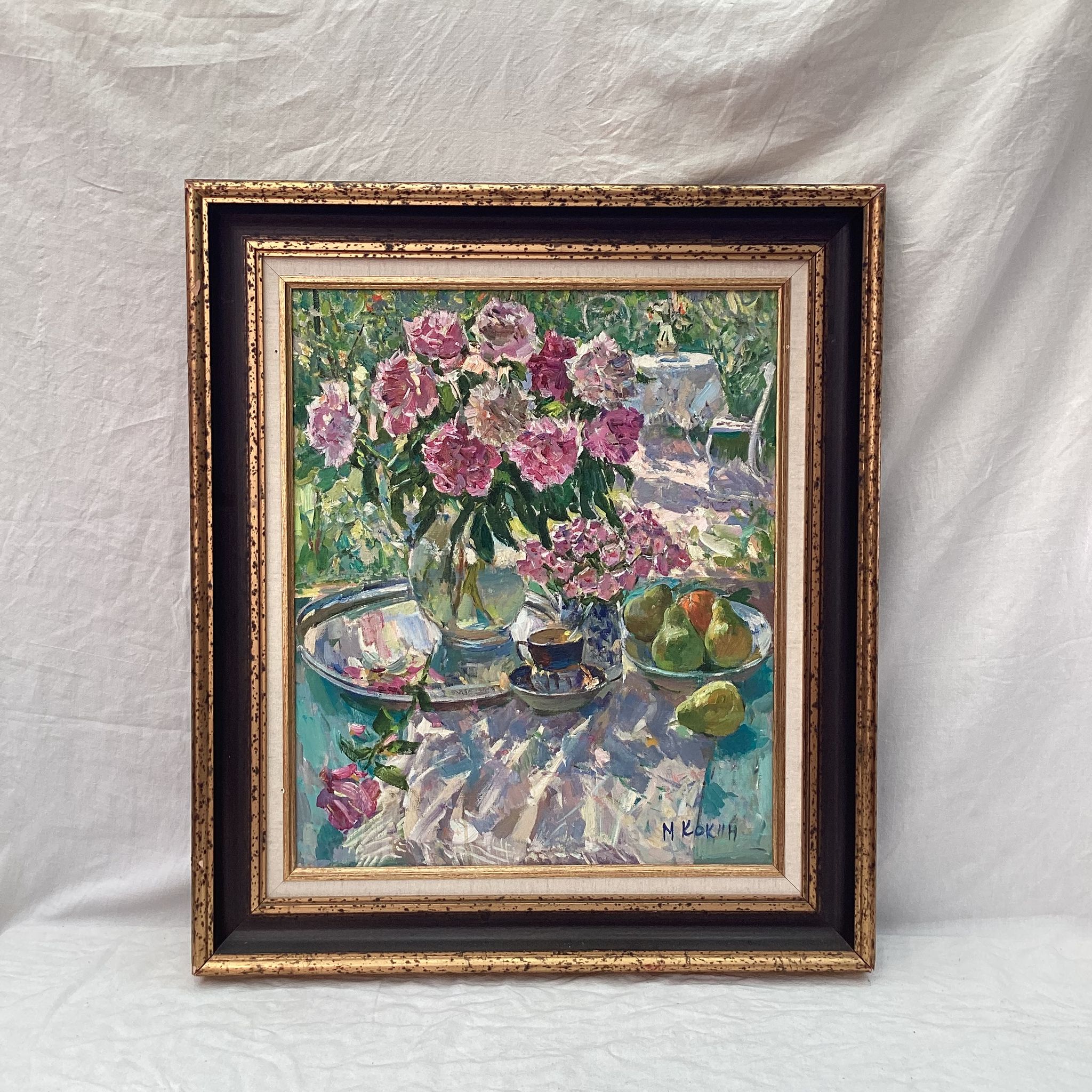Ukrainian painter's painting Michael Kokin /1921-2009/Oil on canvas :H-71xL62cm