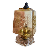 Amber yellow table lamp