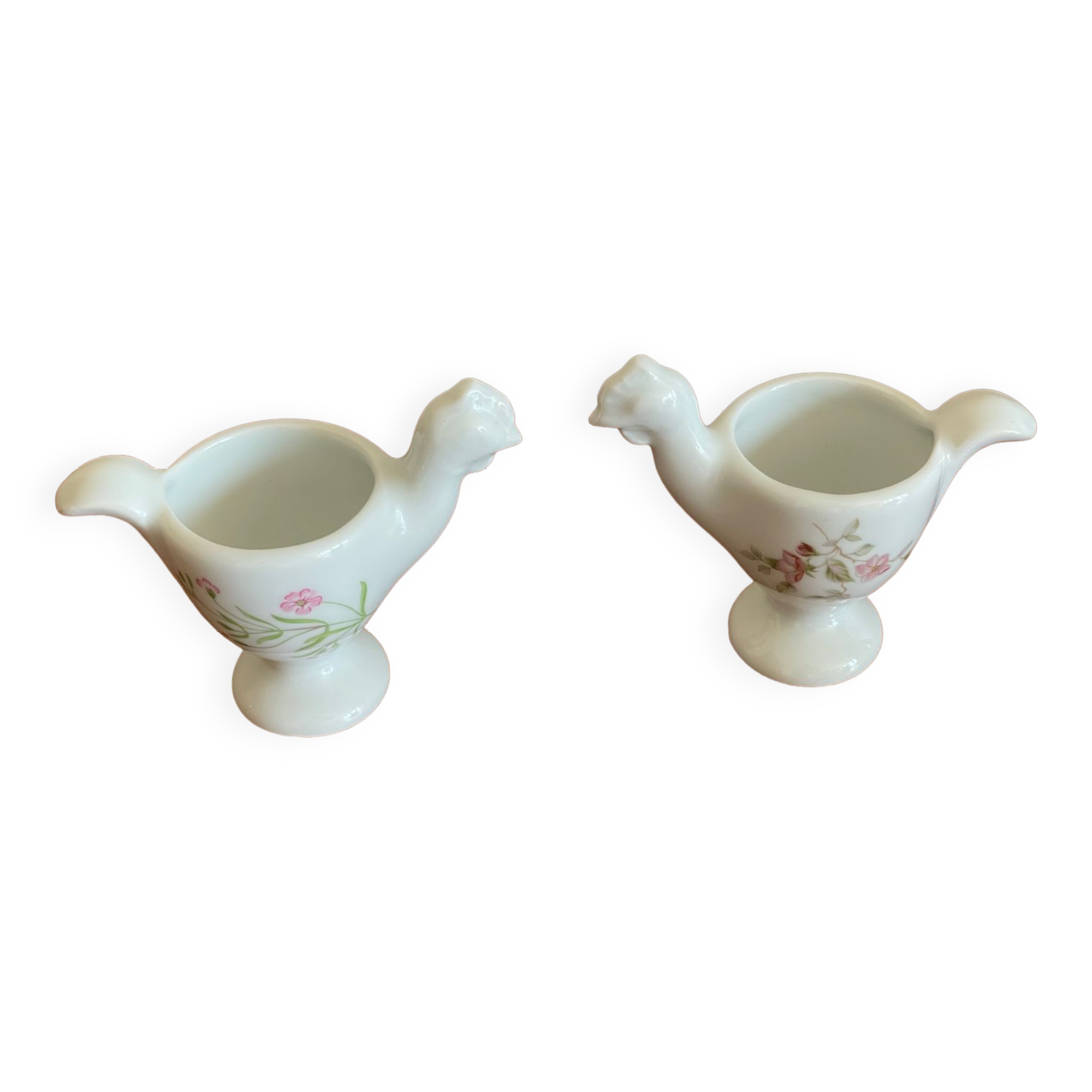 Duo de coquetiers poule