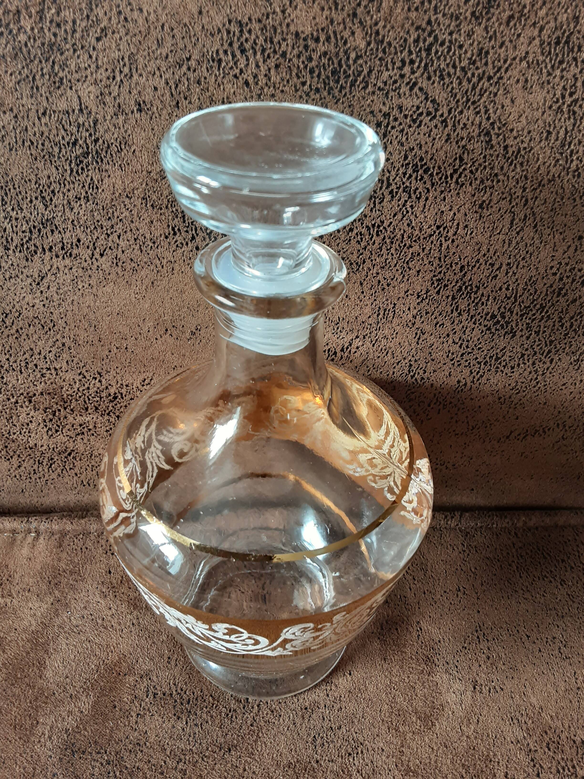 Vintage liqueur glass carafe