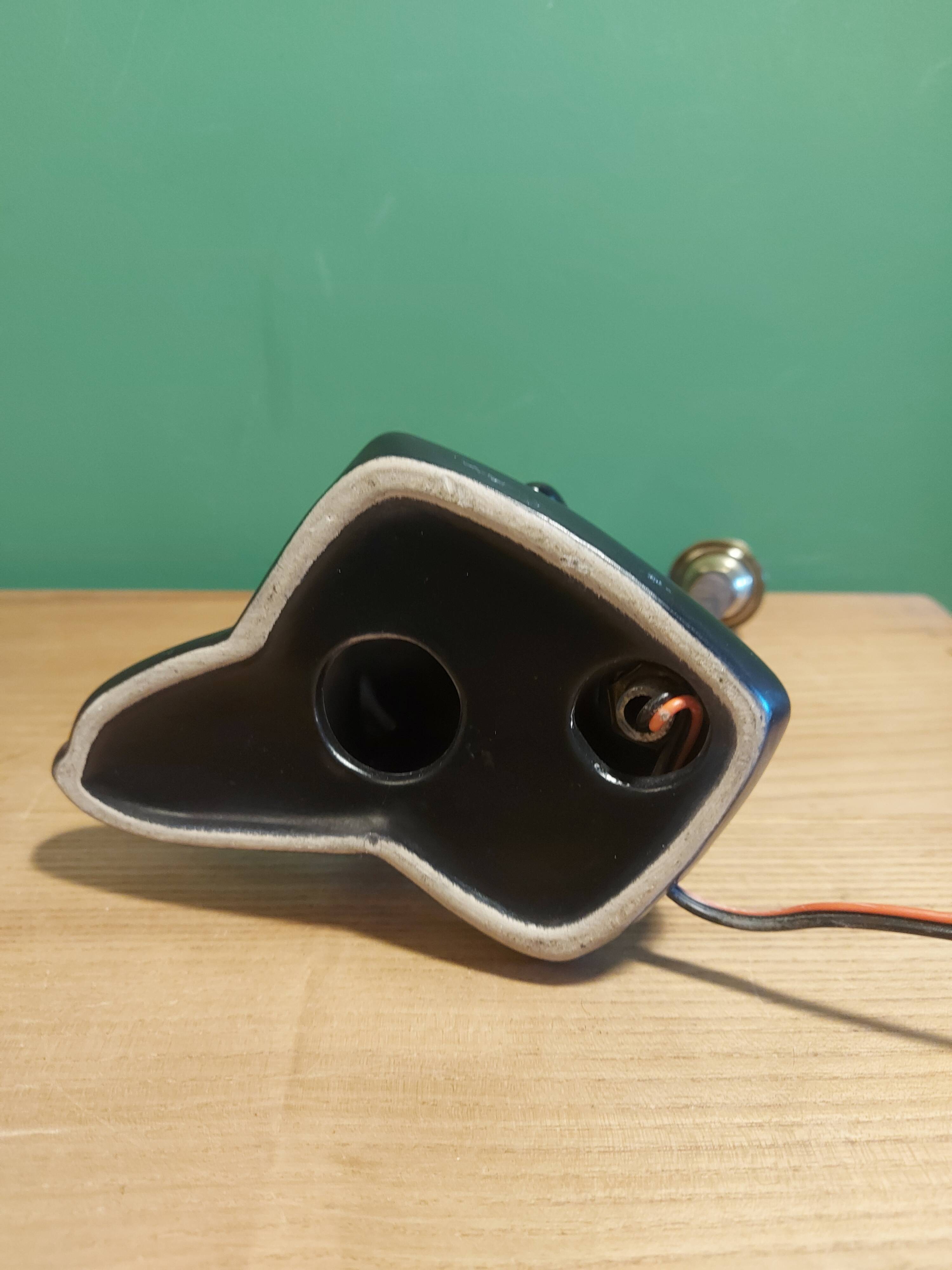 Vintage ceramic lamp 60's african