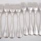 Christofle America 12 dessert forks, 17 cm, silver-plated, excellent condition.