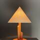Midcentury Scandinavian pine skyscraper table lamp, 1970s