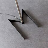 Black and metal adjustable floor lamp for Lyfa, 1960's