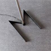 Black and metal adjustable floor lamp for Lyfa, 1960's