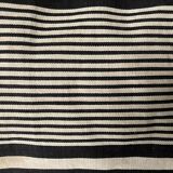 19th ticking canvas cushion with 80cm mattress striped