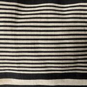 19th century ticking canvas cushion with stripes, 80cm mattress