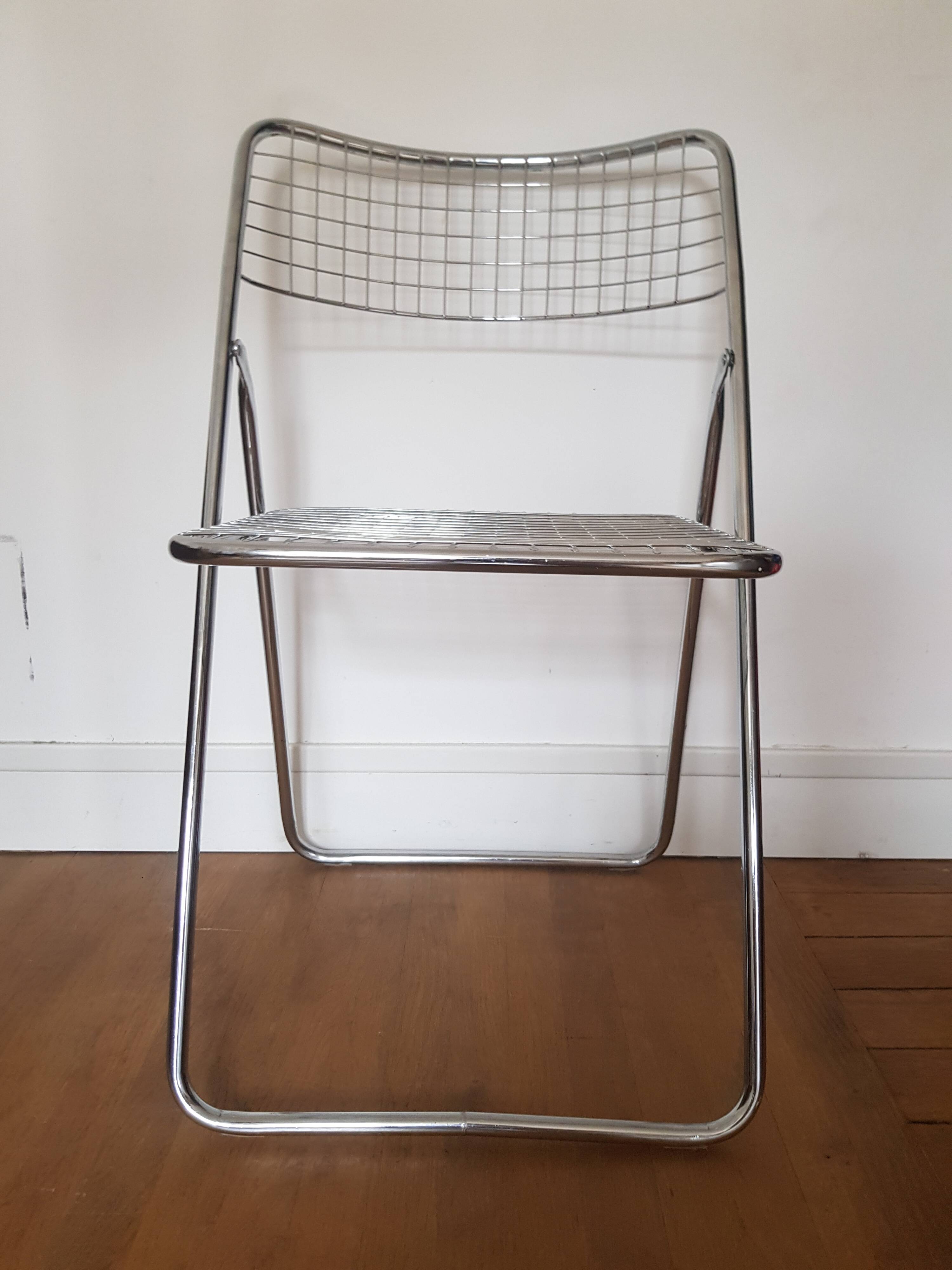 Chaise pliante modèle rappen par Niels Gammelgaard