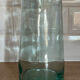 Transparent glass vase