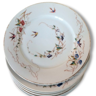 Series of 7 19th porcelain dessert plates