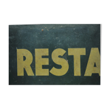 Former Grande Enseigne Restaurant du Soleil 1950