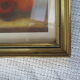 Cadre bois doré vintage 17 x 18