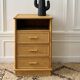 Petit meuble chiffonnier rotin et bambou