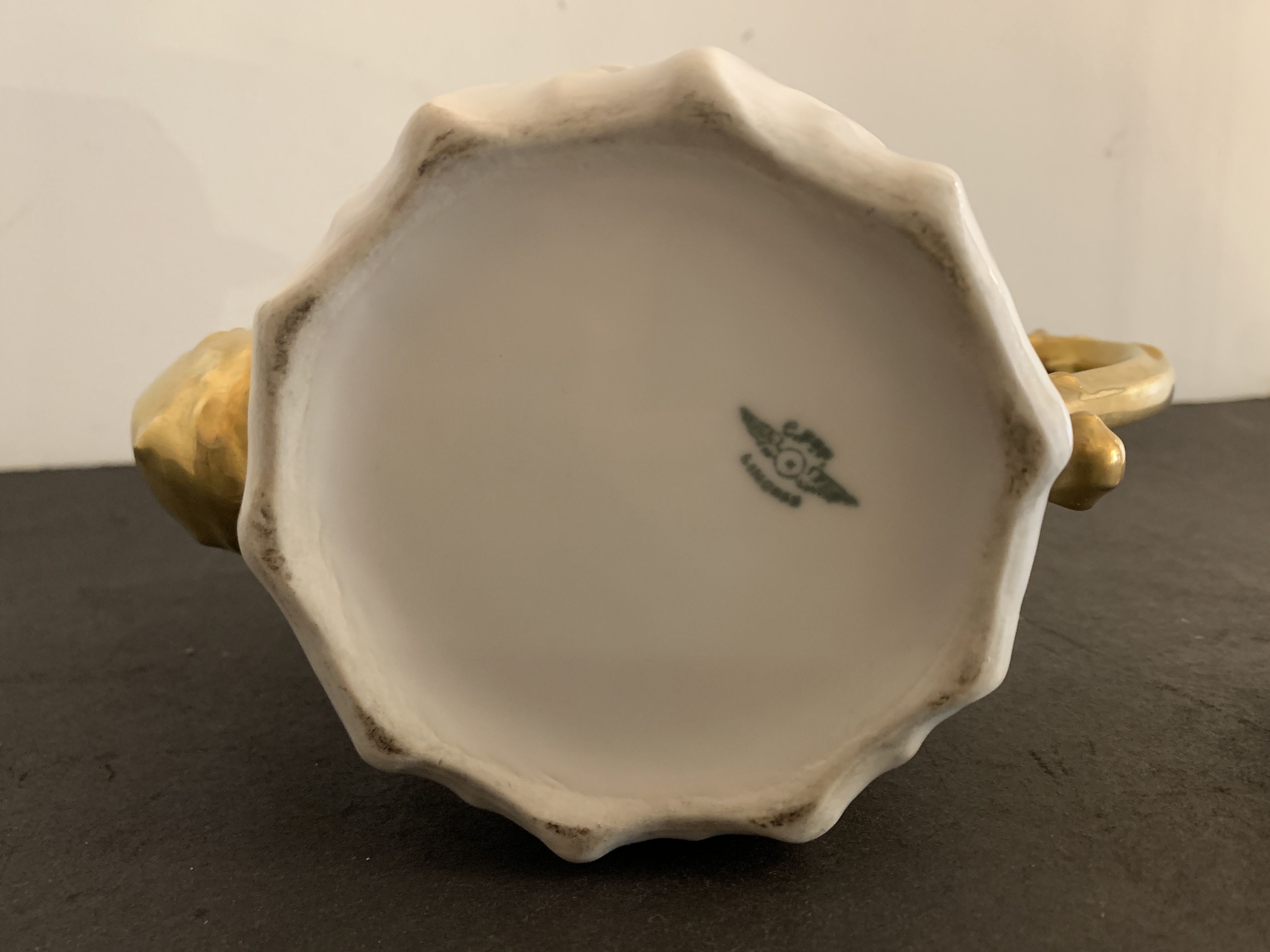 Limoges porcelain coffee service - Chabrol and Poirier - Bac and Périgault - Early twentieth century