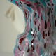 Blue Clichy glasswork vase