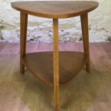 Light wood tripod table 50s
