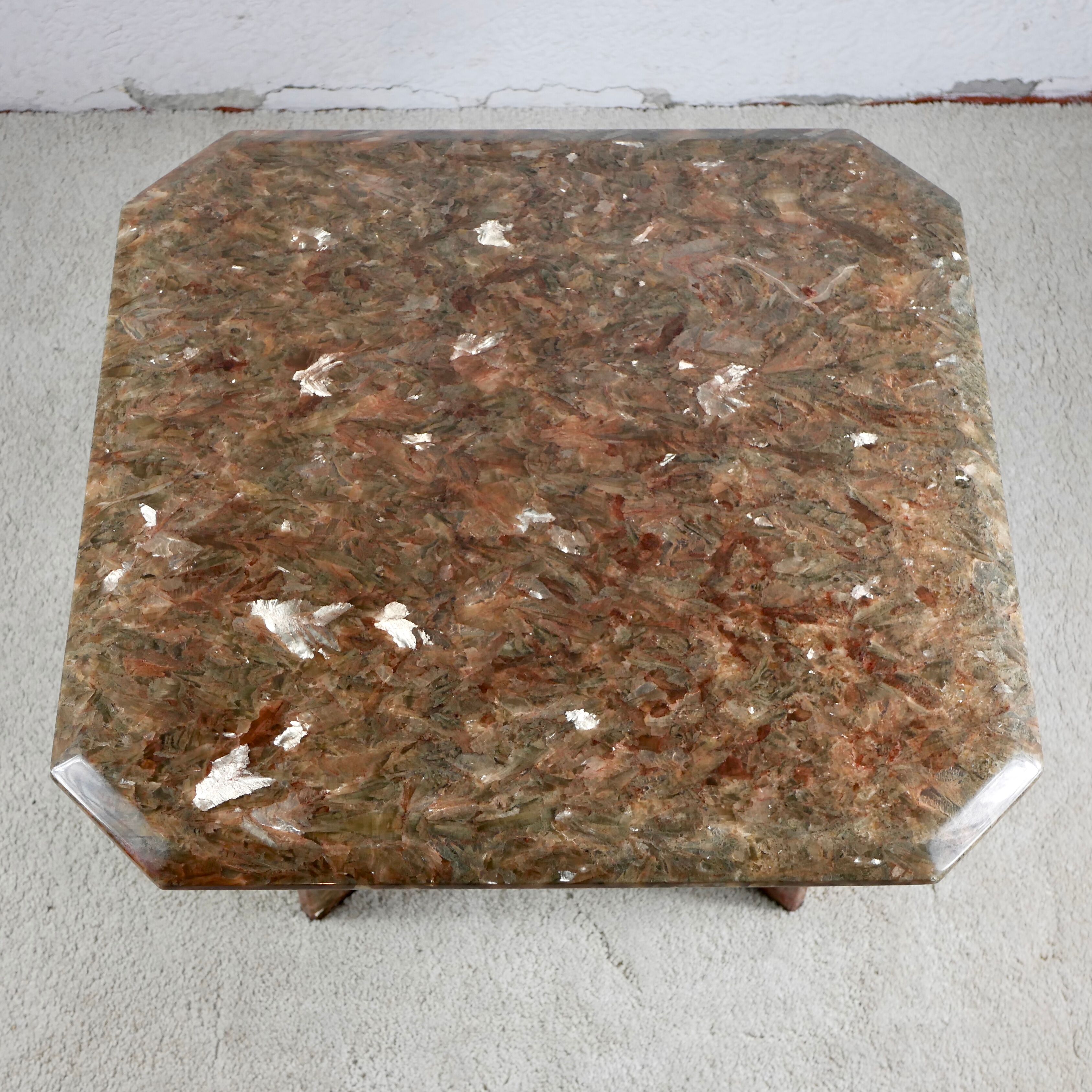 Quartz coffee table 80s