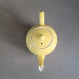 Old yellow porcelain teapot - 0.7L - Ref 890