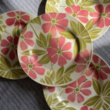 4 Digoin dinner plates
