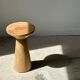 Side table, end of sofa in natural mango monoxyl conical tray H:50cm