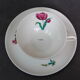 Set de 6 tasses et sous-tasses NBD Limoges enluminées à la main, motifs fleuris