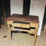 Red console table on top