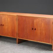 Paire de commodes en Teck par Hans J. Wegner pour Ry Møbler,