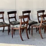 Mahogany dining room set, work in English 19th century