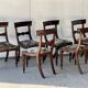 Mahogany dining room set, work in English 19th century