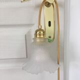 Pair of tulip walking lamps