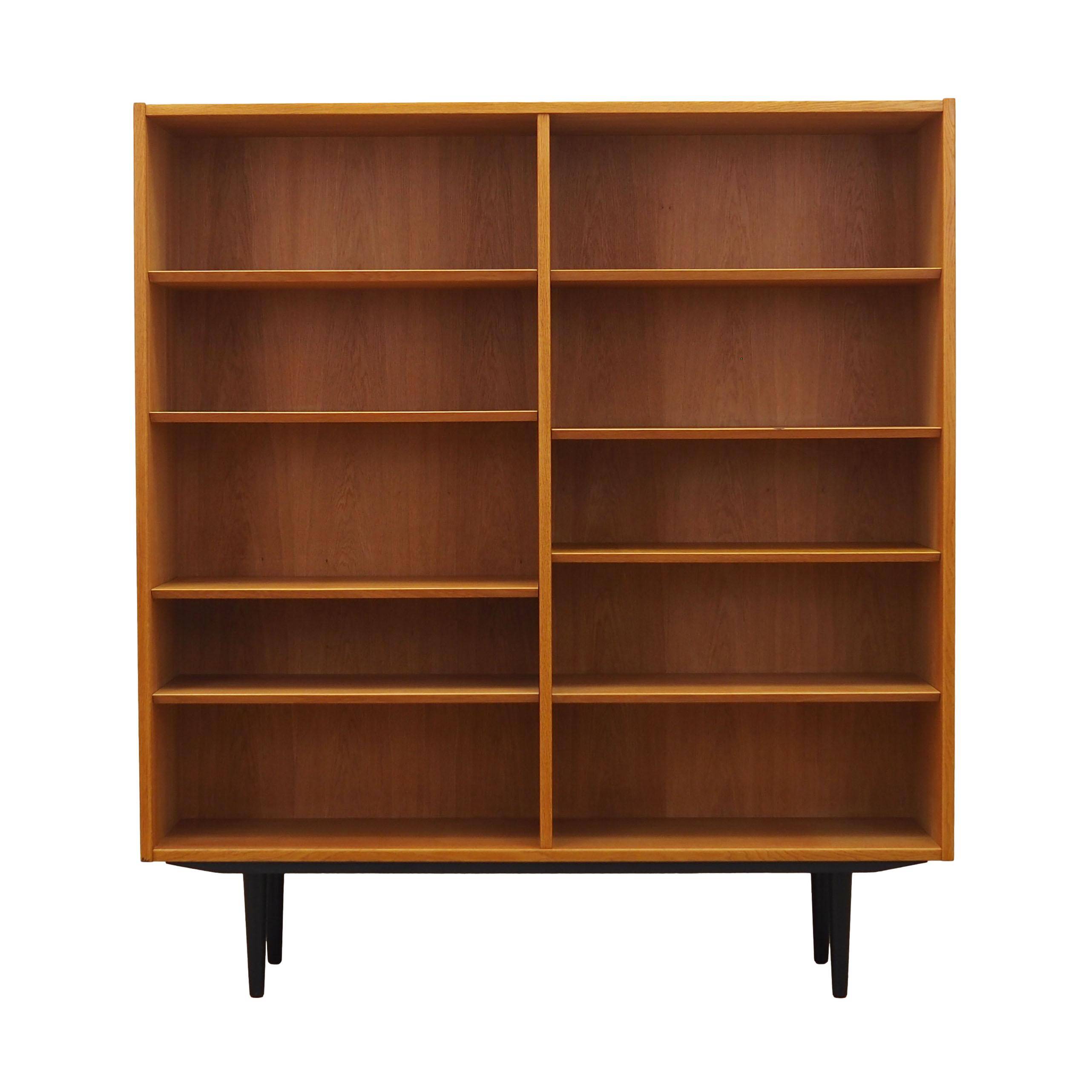 Ash bookcase, Danish design, 1970s, production: Hundevad