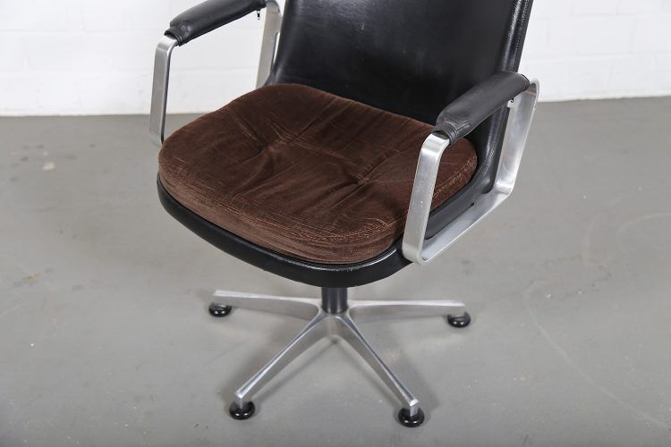 Fröscher Ib Kofod-Larsen leather office chair