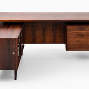 Executive desk in rosewood by Arne Vodder for Sibast Møbler