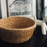 Woven palm basket