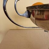 Silver metal centerpiece