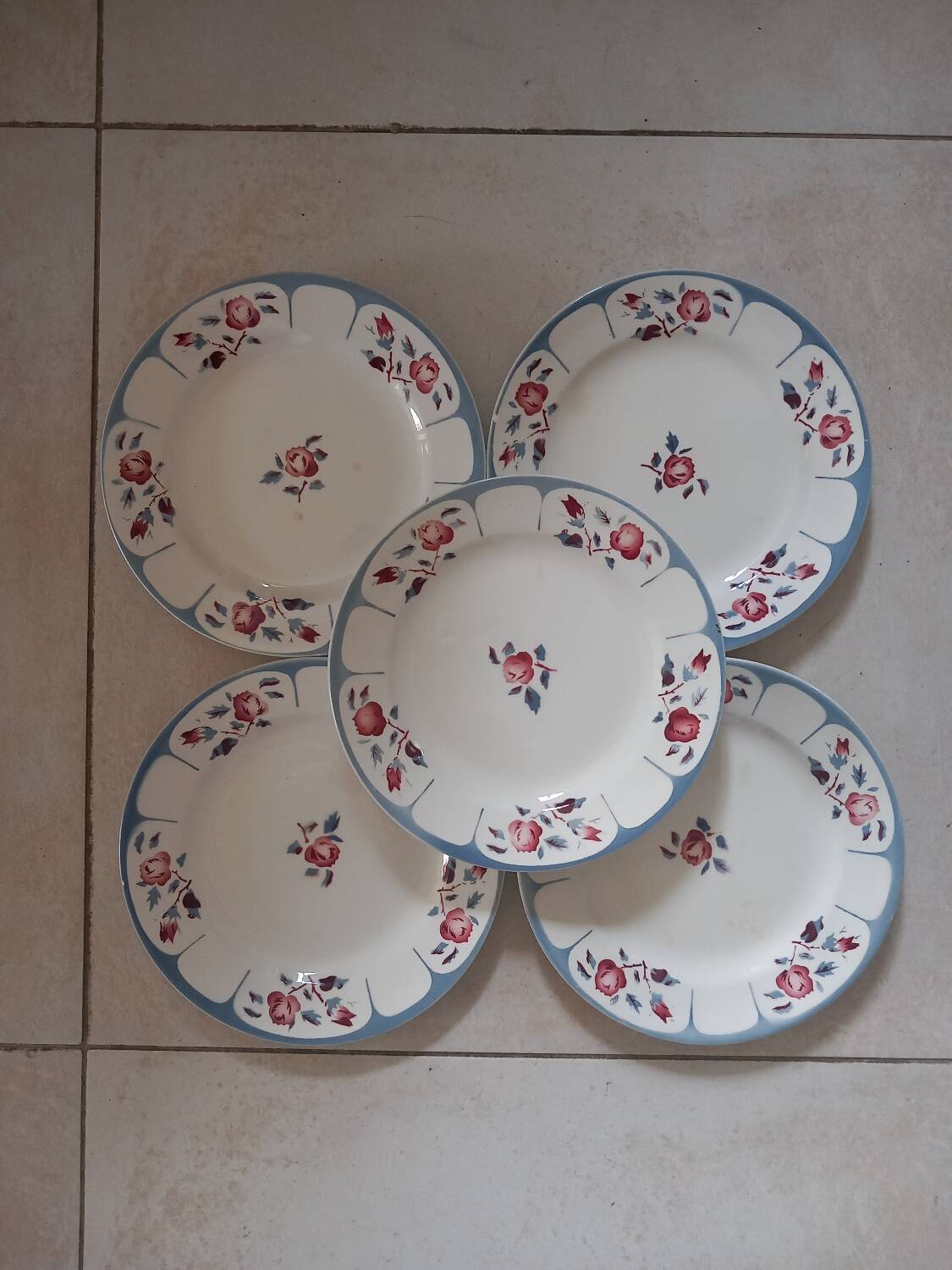 Digoin Sarreguemines plates