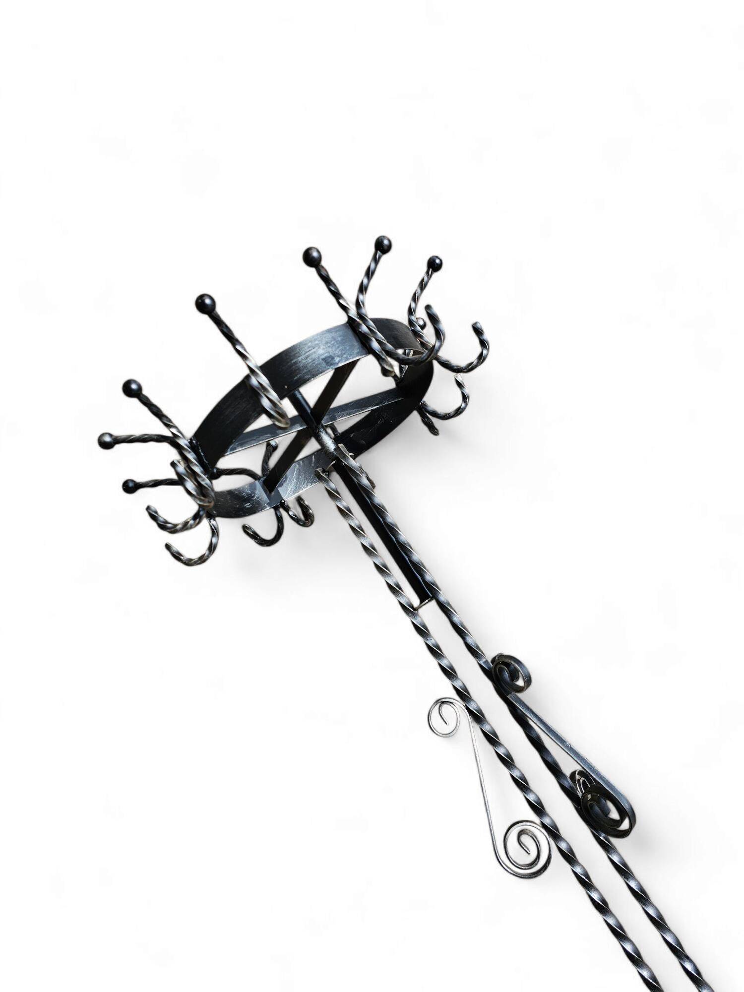 Free standing / wrought iron / coat rack 1960s