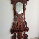 oak coat rack wardrobe