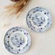 Set of 2 flat plates Petrus Regout, Timor