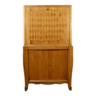 Lemonwood secretary, art deco style – 1950