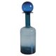 Scandinavia Modern Otto Bauer for Holmegaard Blue Glass Bottle Decanter