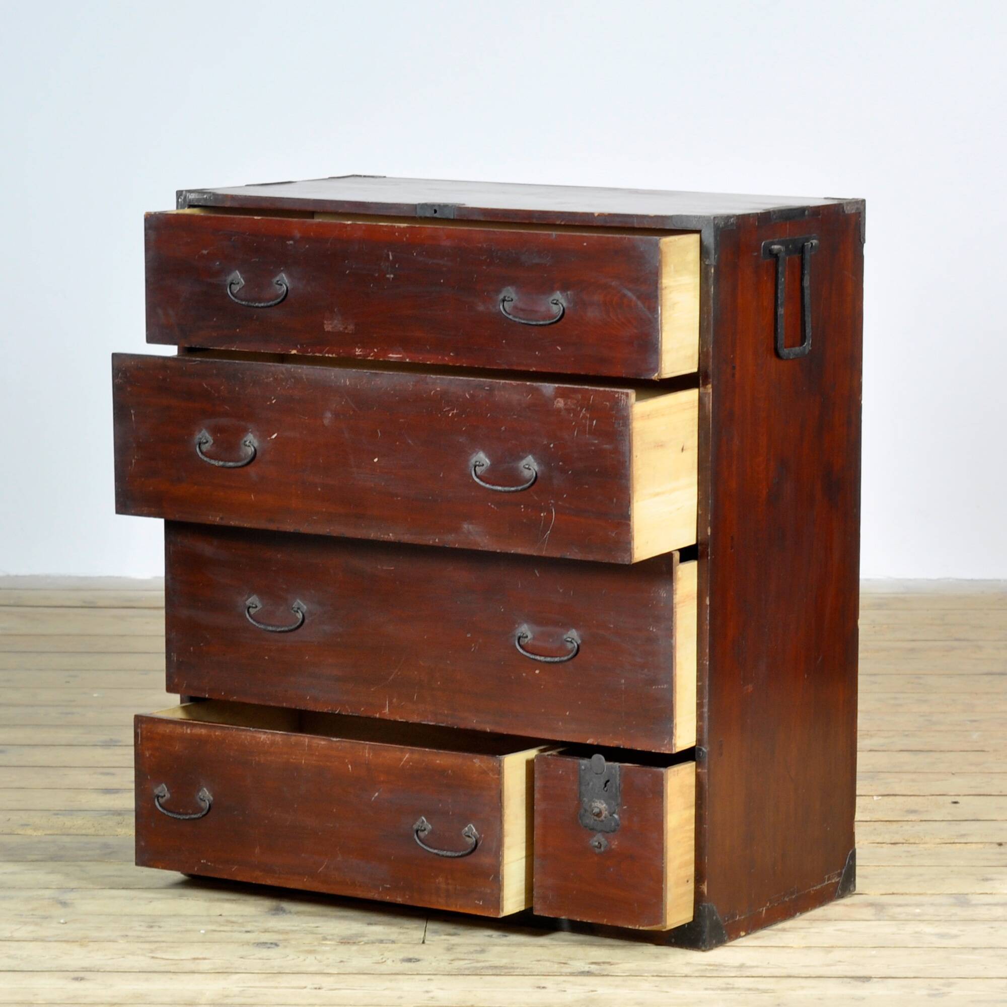 Japanese Tansu chest of drawers, circa 1890