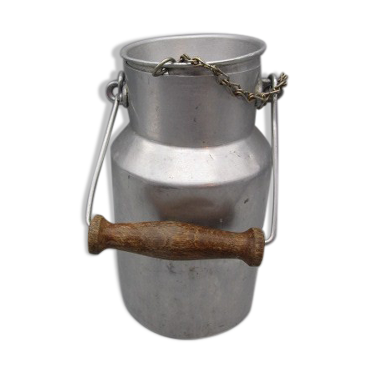 Old aluminum milk pot 1L