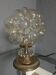 Vintage Helena Tynell Bubble Glass Lamp Brass Base Glashütte Limburg 1960